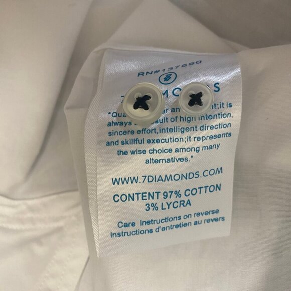 🔹 NWT 7Diamonds “All American” Stretch Button-Up Shirt – XXL Classic Fit 🔹 - Picture 9 of 9